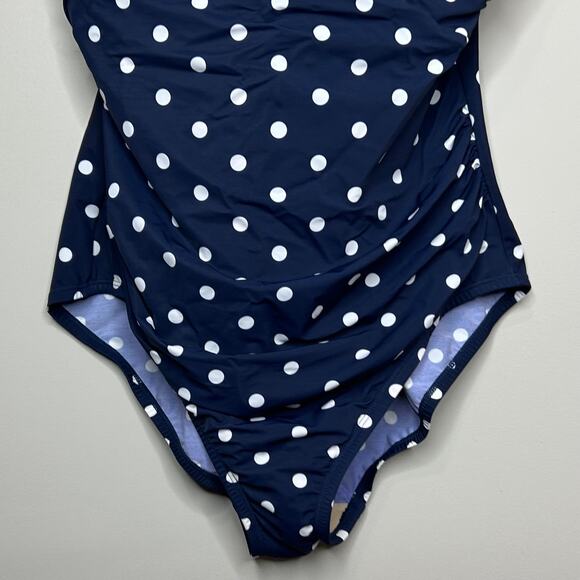 Lands End Women's DDD-Cup SlenderSuit Carmela Tummy Control One Piece Swimsuit - Picture 3 of 7